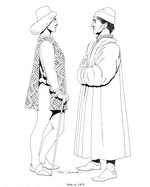 coloring page Clothing of the Renaissance